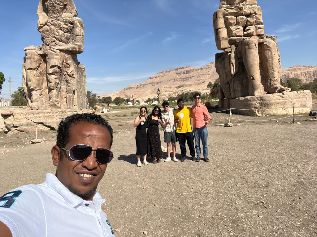 Group Adventure at Colossi of Memnon