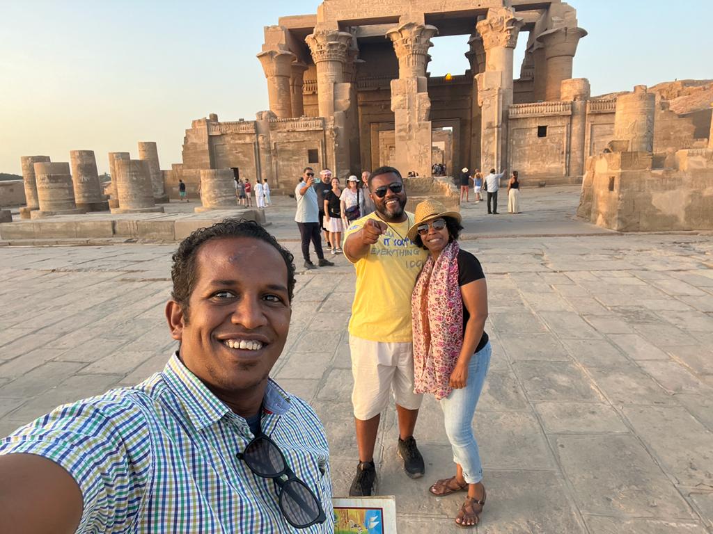 Romantic Sunset at Kom Ombo Temple