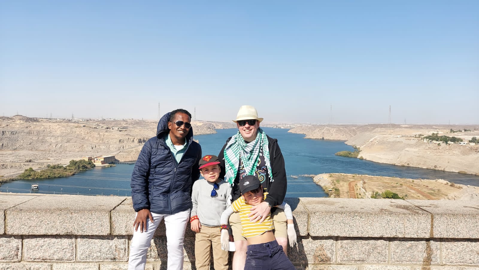 Family Visit to Aswan High Dam