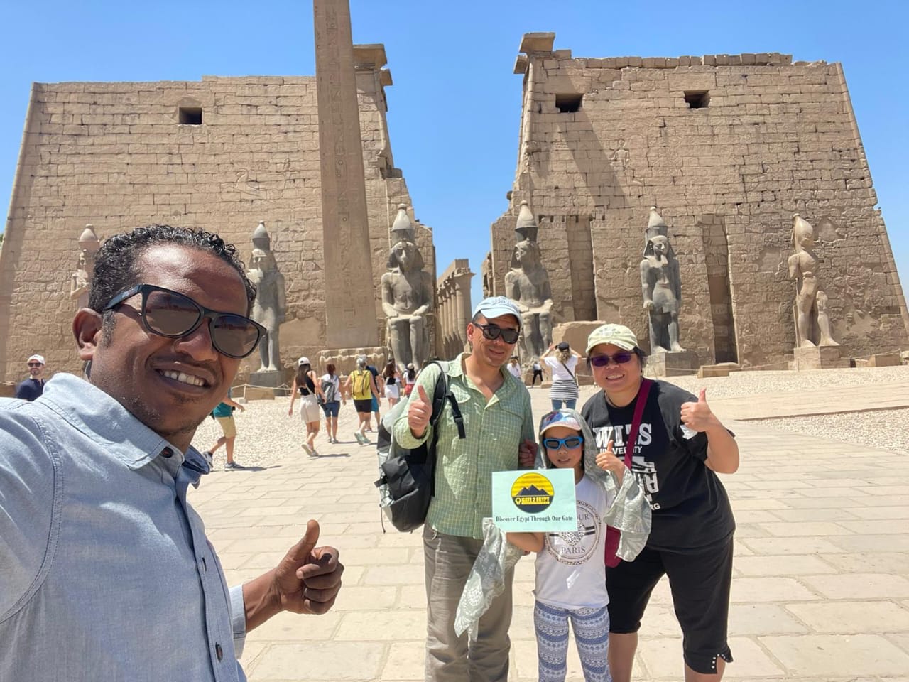 Family Adventure at Luxor Temple