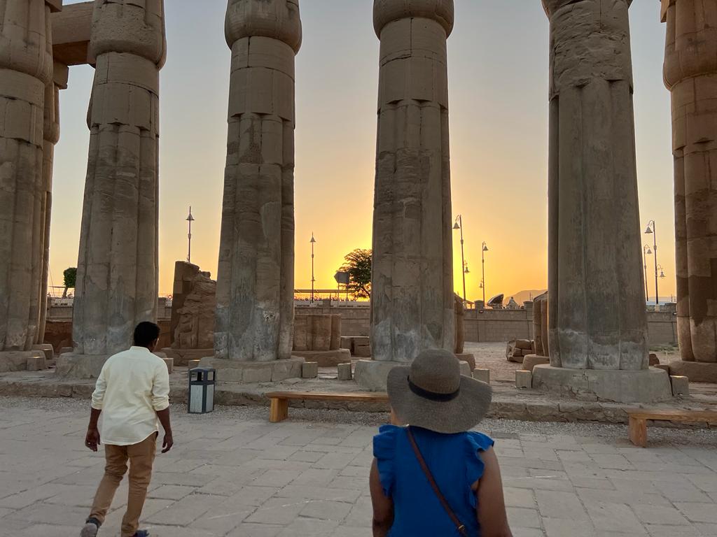 Magical Golden Hour at Karnak Temple