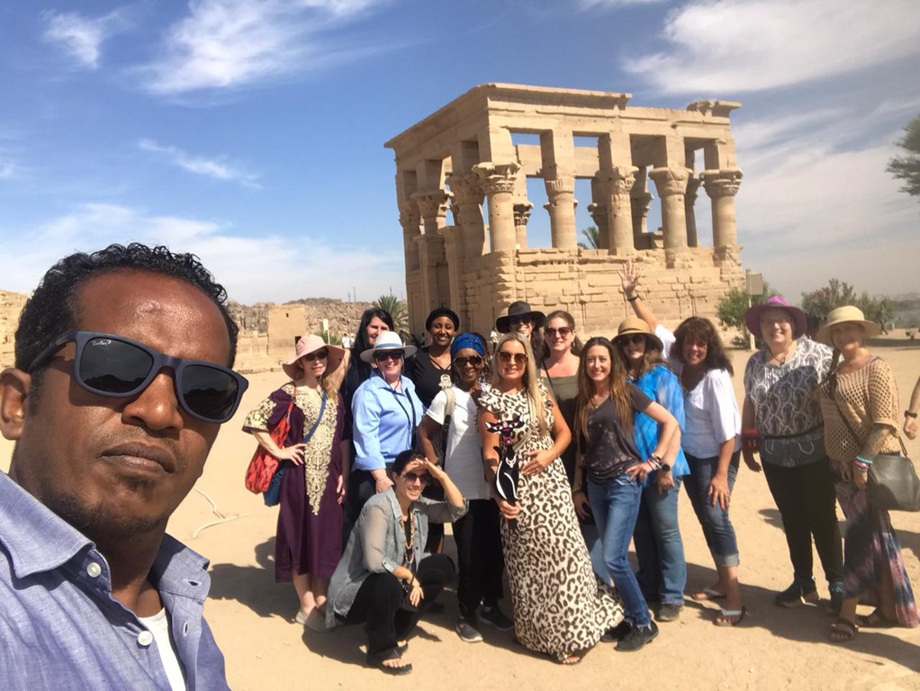 International Group at Philae Temple