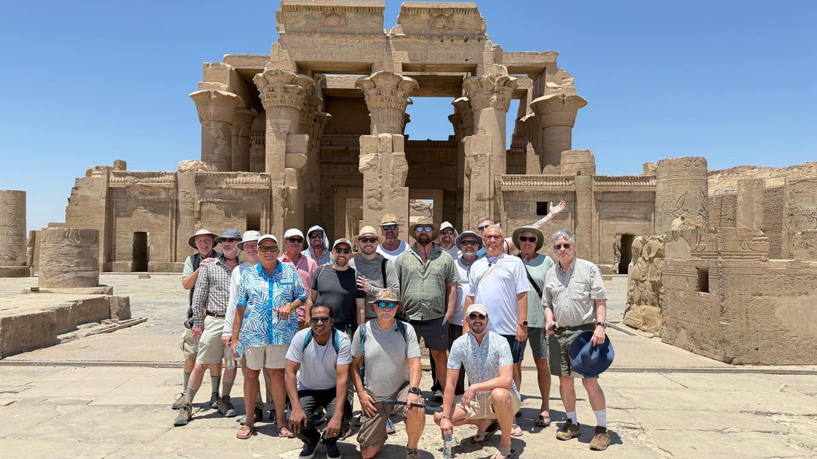 Senior Group Adventure at Kom Ombo Temple