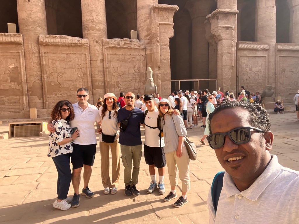 International Group at Edfu Temple