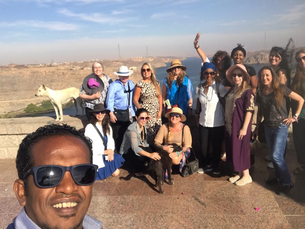 International Group at Aswan High Dam