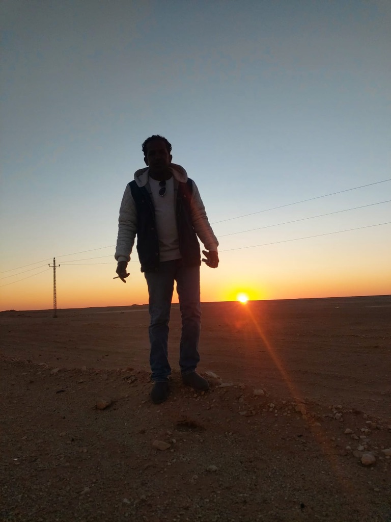 Desert Guide at Golden Hour