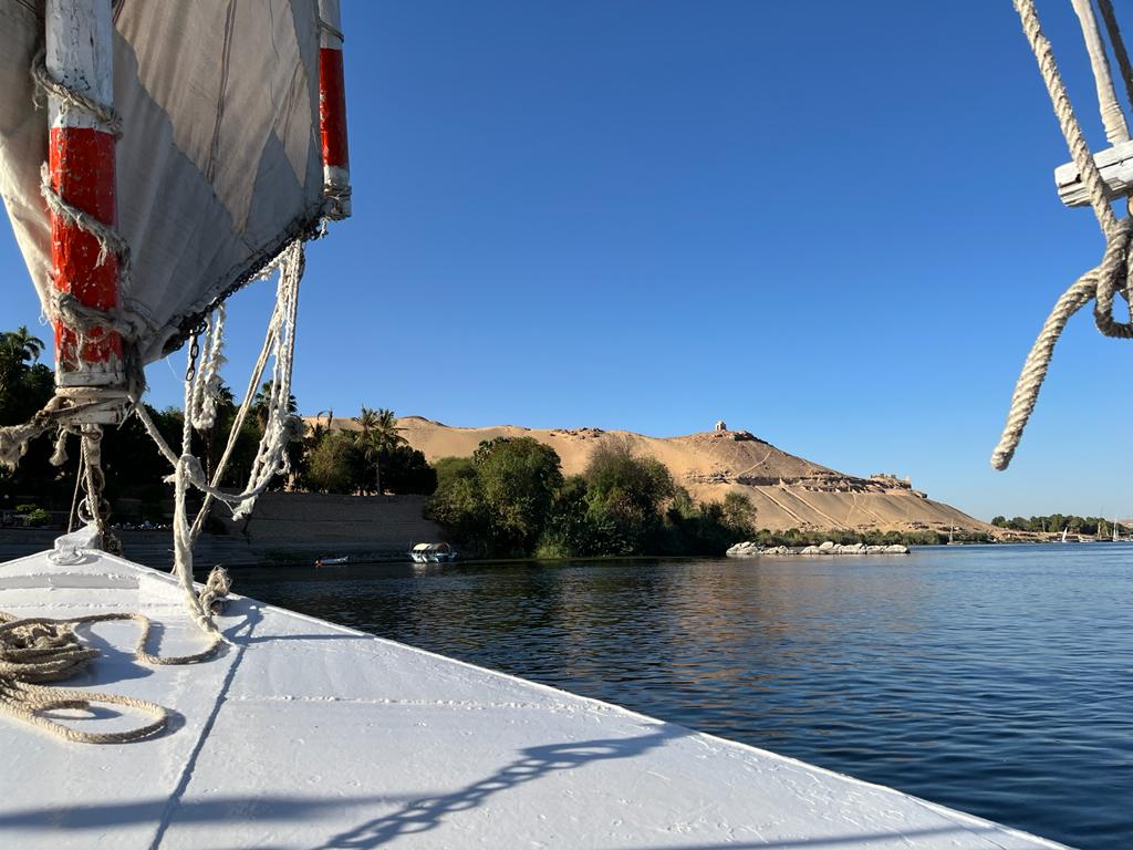 Traditional Nile Felucca Sailing